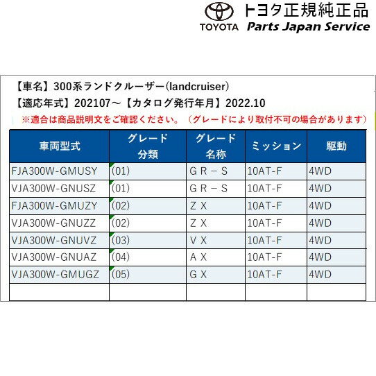 300系ランドクルーザー ナンバーフレーム(デラックス)(リヤ) トヨタ FJA300W VJA300W 300landcruiser TOYOTA 2