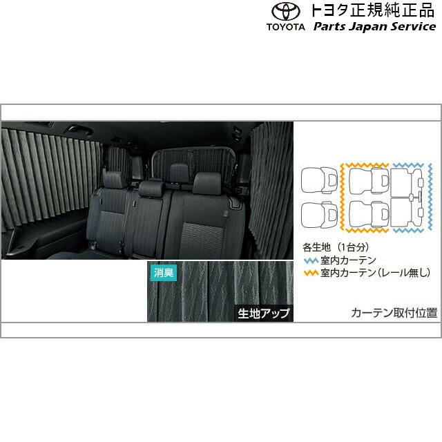 90系ヴォクシー 室内カーテン(プリーツタイプ) トヨタ ZWR90W ZWR95W MZRA90W MZRA95W ZWR92W MZRA92W 90voxy TOYOTA