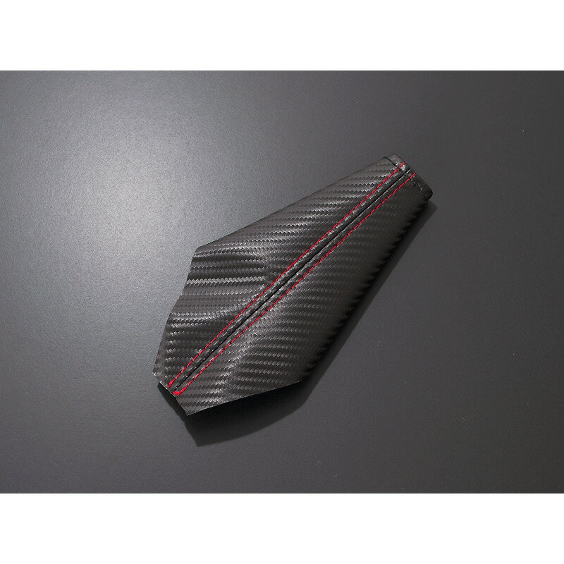 GBASE デザインサイドブレーキブーツ(カーボンルック&レッドステッチ)送料込 デザイン サイド ブレーキ..