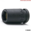 1/4インパクト6角ソケットM付11/32 12400AG-11/32