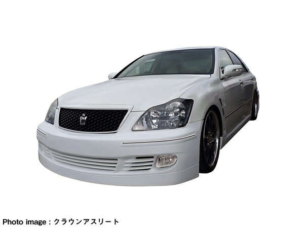 クラウン ロイヤル GRS 18 フロントバンパー 前期 後期 H15/12～H20/1 FRP 未塗装 社外品 CROWN ROYAL トヨタ TOYOTA