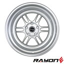 4本セット Rayone Racing 562 17インチ 9J 15 5H PCD114.3 シルバー ツインスポーク アルミホイール