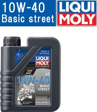 LIQUI MOLY（リキモリ） 4サイクルエンジンオイル MOTORBIKE 4T 10W-40 BASIC STREET 1749