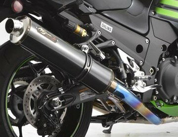NOJIMA（ノジマ） Kawasaki ZX-14R High-Grade DLCチタン フルエキゾーストマフラー 4-1-2SC （NTX653GTDW-CLK）