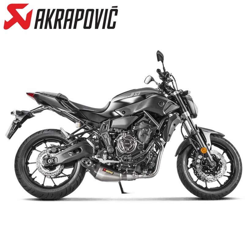 AKRAPOVIC XSR700/MT-07 レーシングライン フルエキゾースト チタン JMCA S-Y7R5-HEGEHJPA