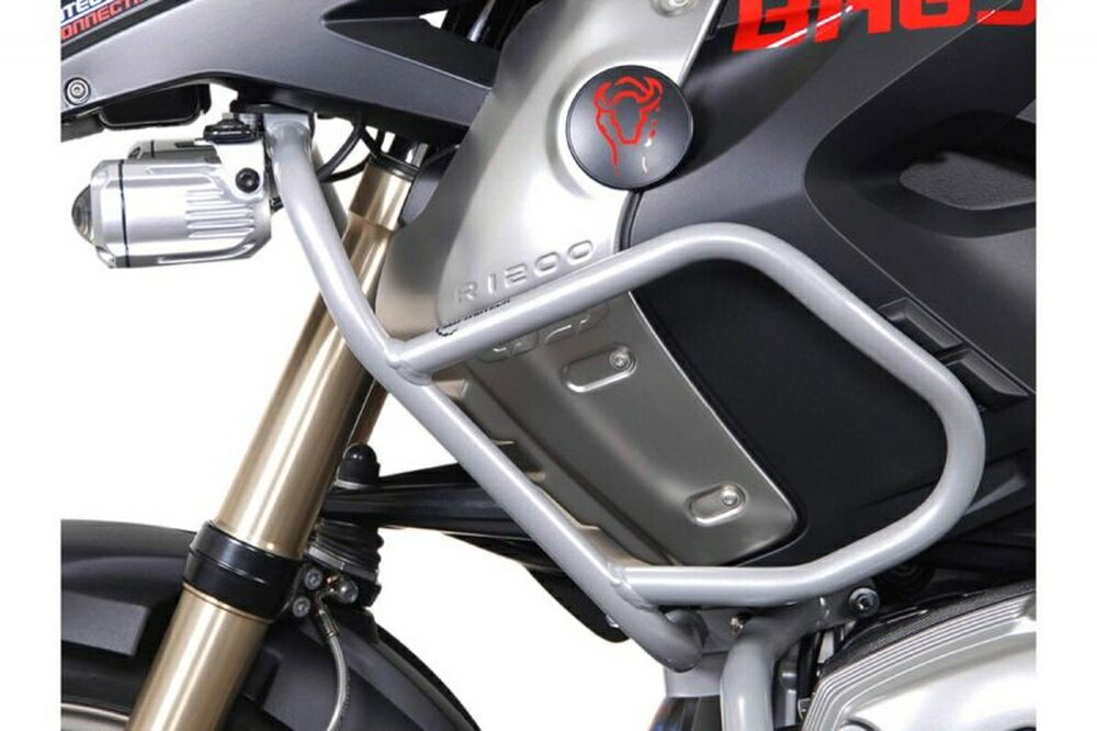 SW-MOTECH BMW R1200GS アッパークラッシュバー シルバー (クラッシュバー必要) SBL0756510000/S 2
