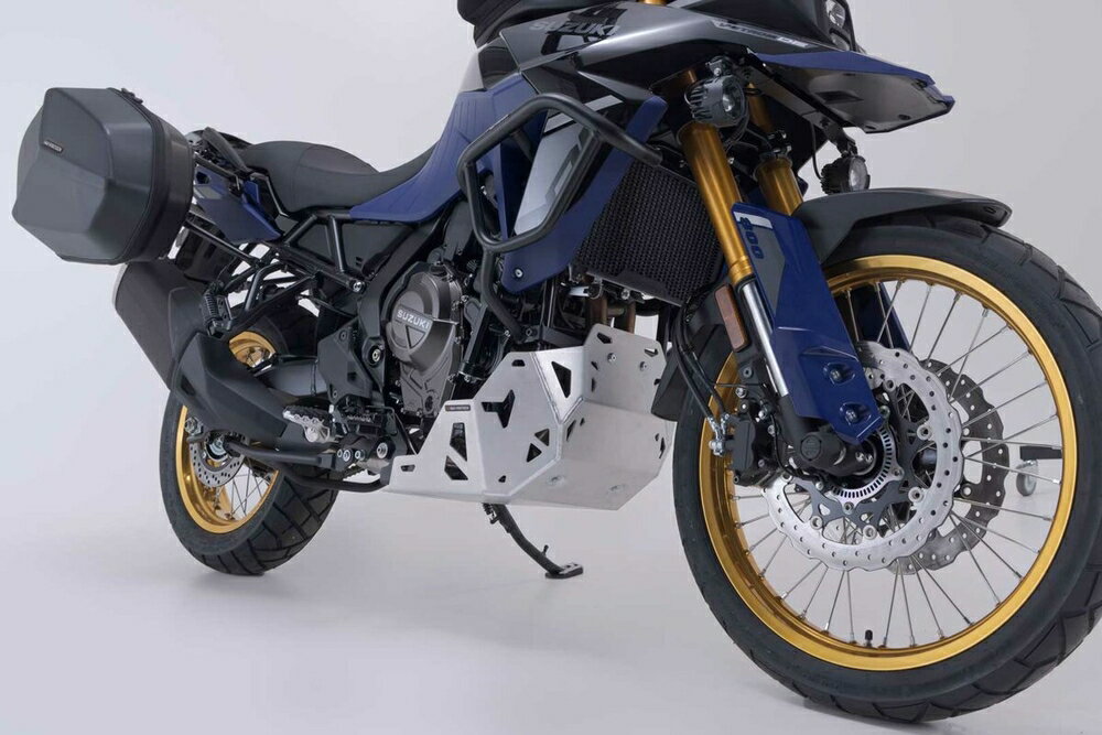 SW-MOTECH V-STROM 800 DE エンジンガード シルバー MSS0584510001/S