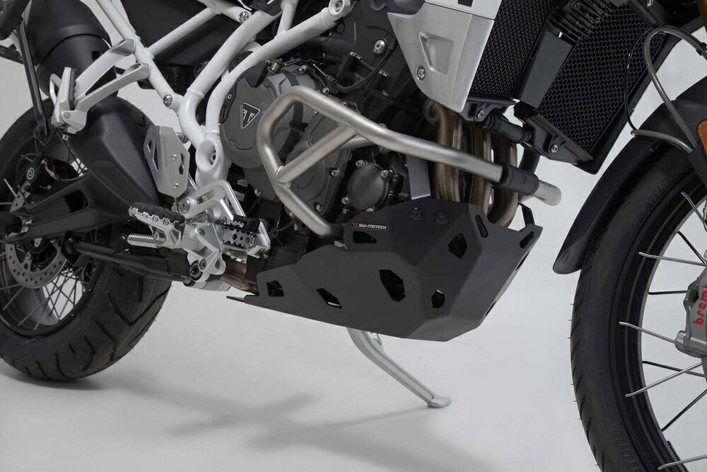 SW-MOTECH TIGER 900/GT/RALLY エンジンガード ブラック(純正クラッシュバー装着車専用) MSS1195310101/B