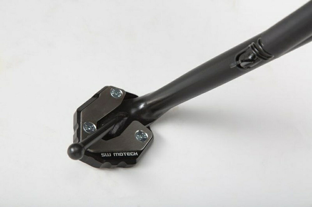 SW-MOTECH MT-09 TRACER/ABS XSR900 サイドスタンドエクステンション ブラック×シ...