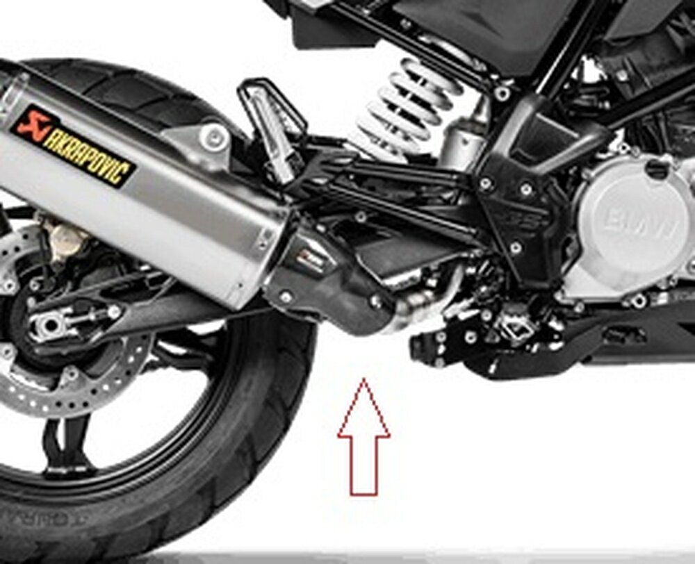 AKRAPOVIC BMW G310R BMW G310GS DUCATI MONSTER 1200/1200R/1200S/821 カーボンヒートシールド P-HSD12E1