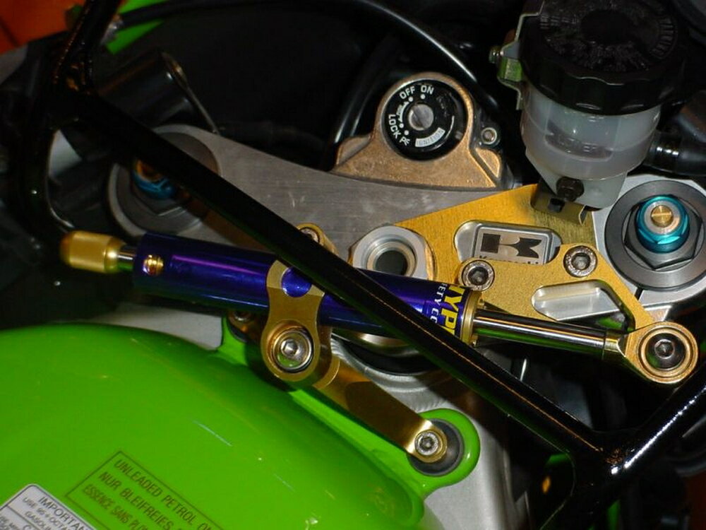 HYPERPRO ZX-9R CNC���ƥ���󥰥���ѡ����ơ� 75mm/TYPE-1 (���ƥ�) �֥�å� 22117022B