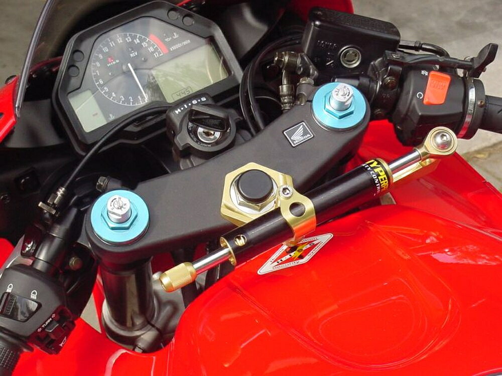 HYPERPRO CBR600RR CNCステアリングダンパーステー 75mm/TYPE-3 ゴールド 22111023