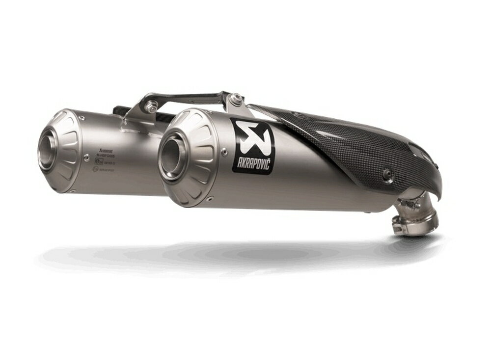 AKRAPOVIC DUCATI SCRAMBLER 1100 EC仕様 SLIP ON LINE チタン S-D11SO13-HBFGT