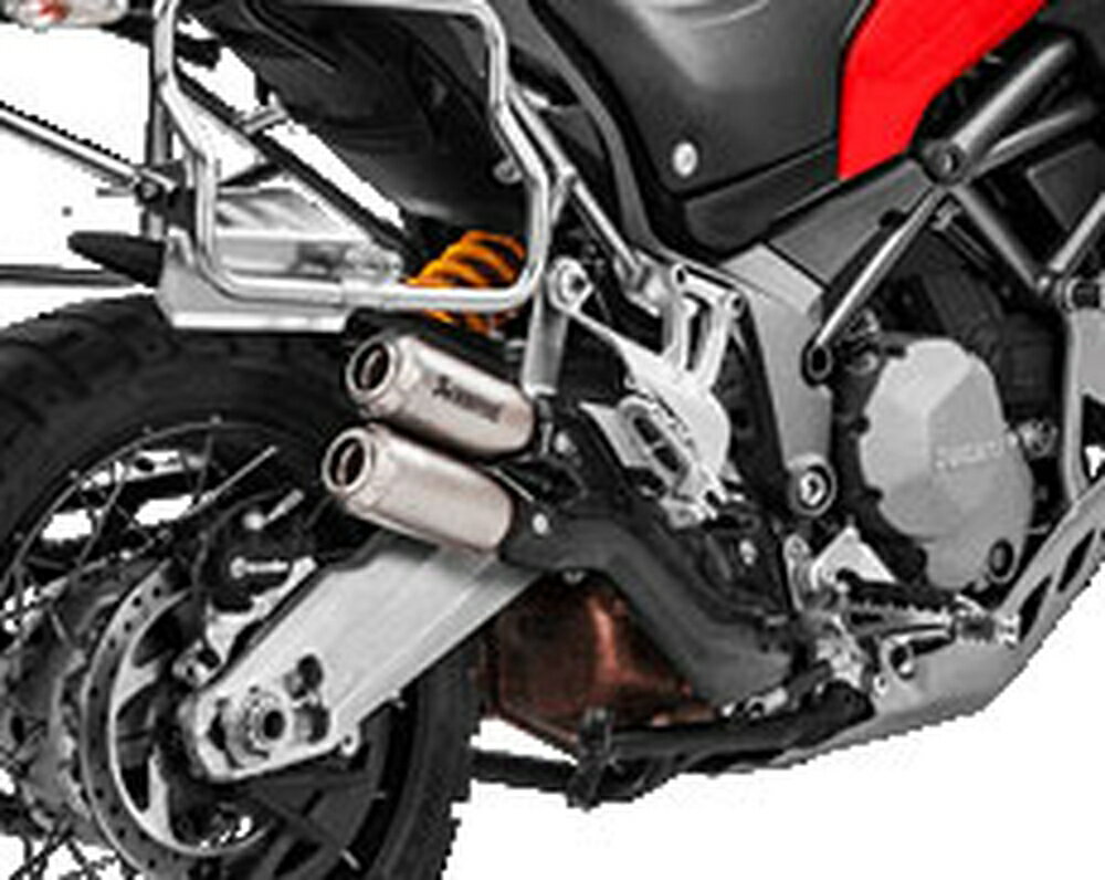 AKRAPOVIC DUCATI MULTISTRADA 1260 ENDURO/1200 ENDURO/950 e4仕様 SLIP ON LINE チタン S-D9SO10-HIFFT