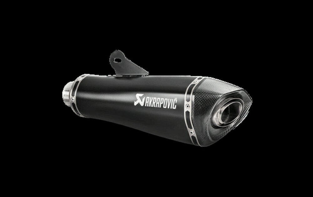 AKRAPOVIC BMW R nineT/Pure/Racer/SCRAMBLER/Urban G/S e4仕様 SLIP ON LINE チタン (ブラックマフラー) S-B12SO17-HBRBL