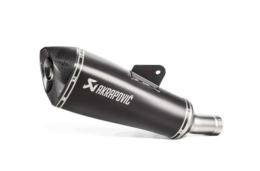AKRAPOVIC BMW R1200R BMW R1200RS e4仕様 SLIP ON LINE チタン ブラック S-B12SO19-HLGBL
