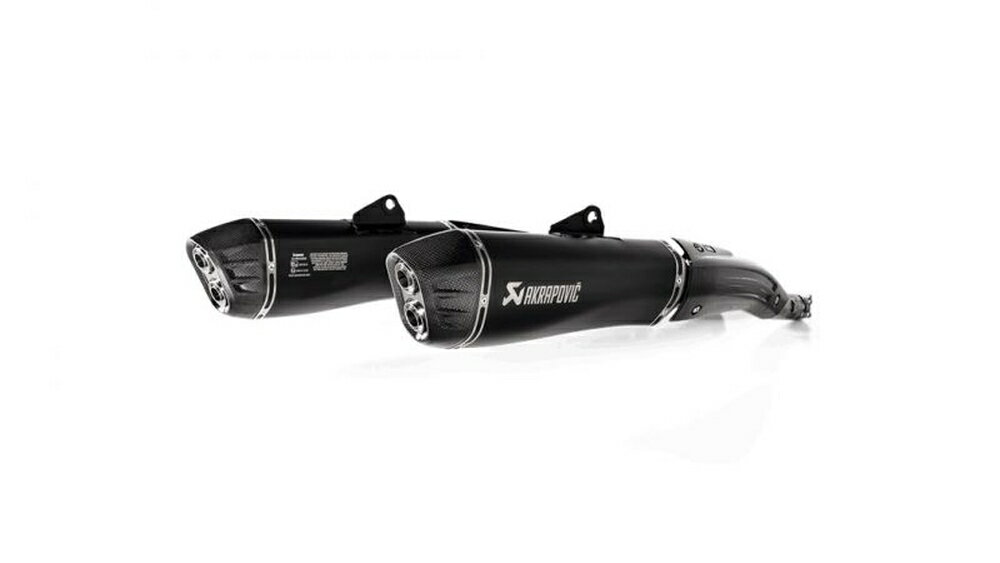 AKRAPOVIC BMW K1600 GRAND AEMRICA BMW K1600B e4仕様 SLIP ON LINE チタン ブラック S-B16SO3-HRAATBL