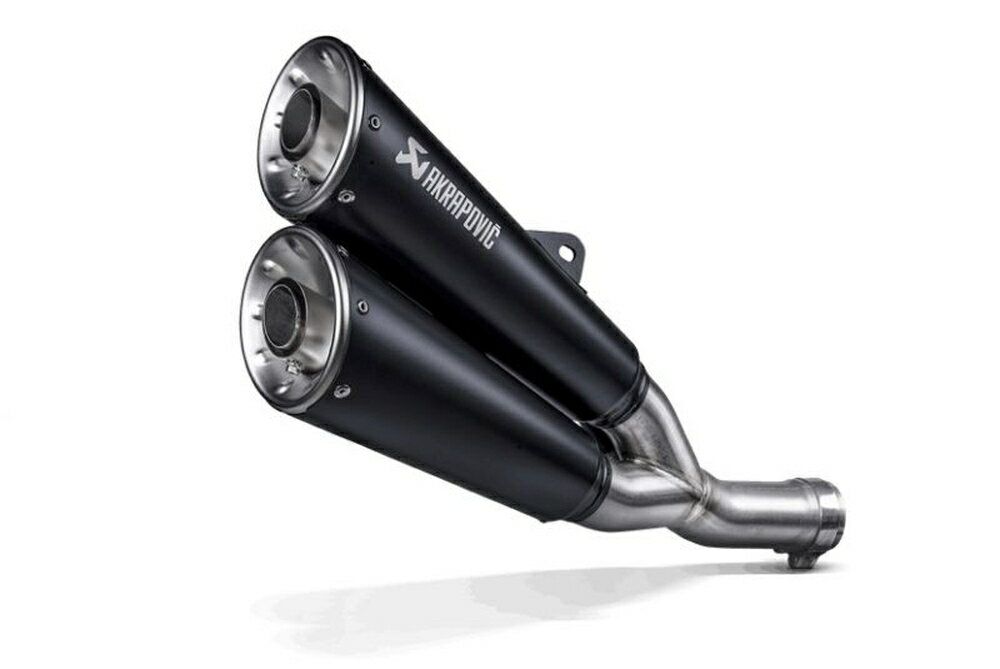 AKRAPOVIC DUCATI SCRAMBLER DESERT SLED/Icon/Nightshift/Urban Motard SLIP ON LINE チタン ブラック S-D8SO6-ISSSBL