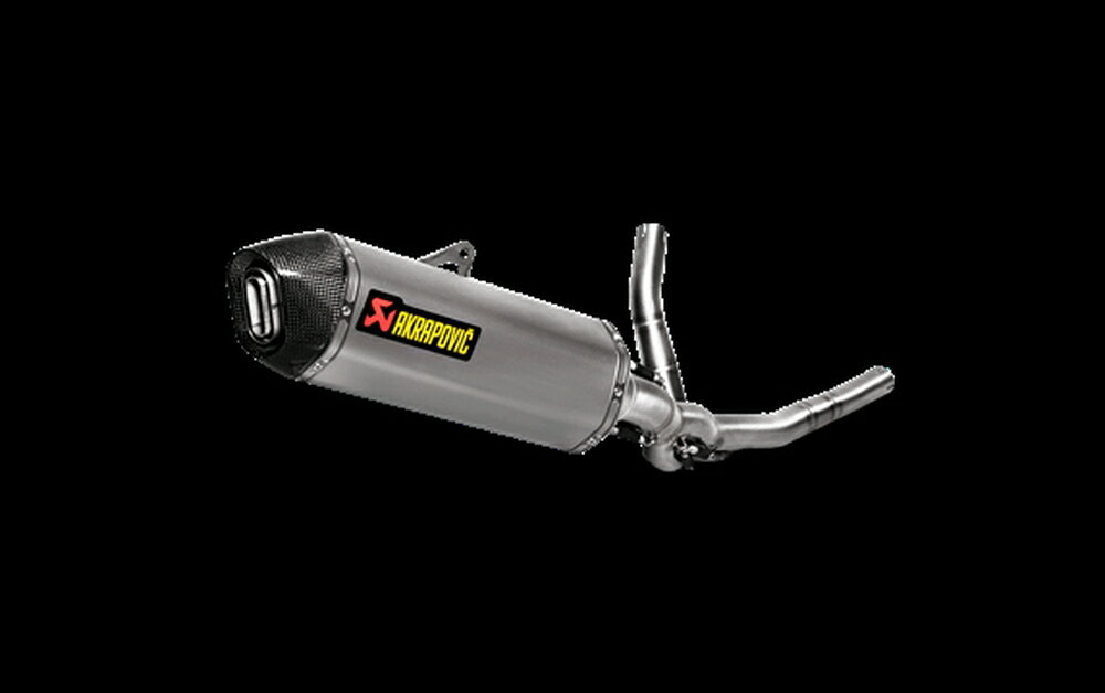 AKRAPOVIC V-STROM 650/XT RACING LINE (2-1) チタン S-S6R9-WT