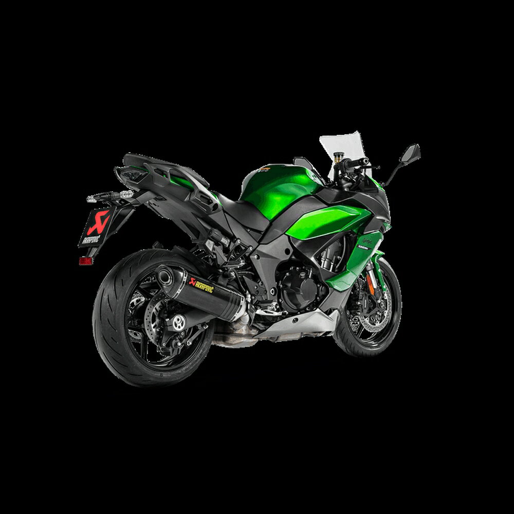 AKRAPOVIC Ninja1100 SX/SE Ninja1000 SX SLIP ON LINE カーボン JMCA認証マフラー S-K10SO24-HRCJPA