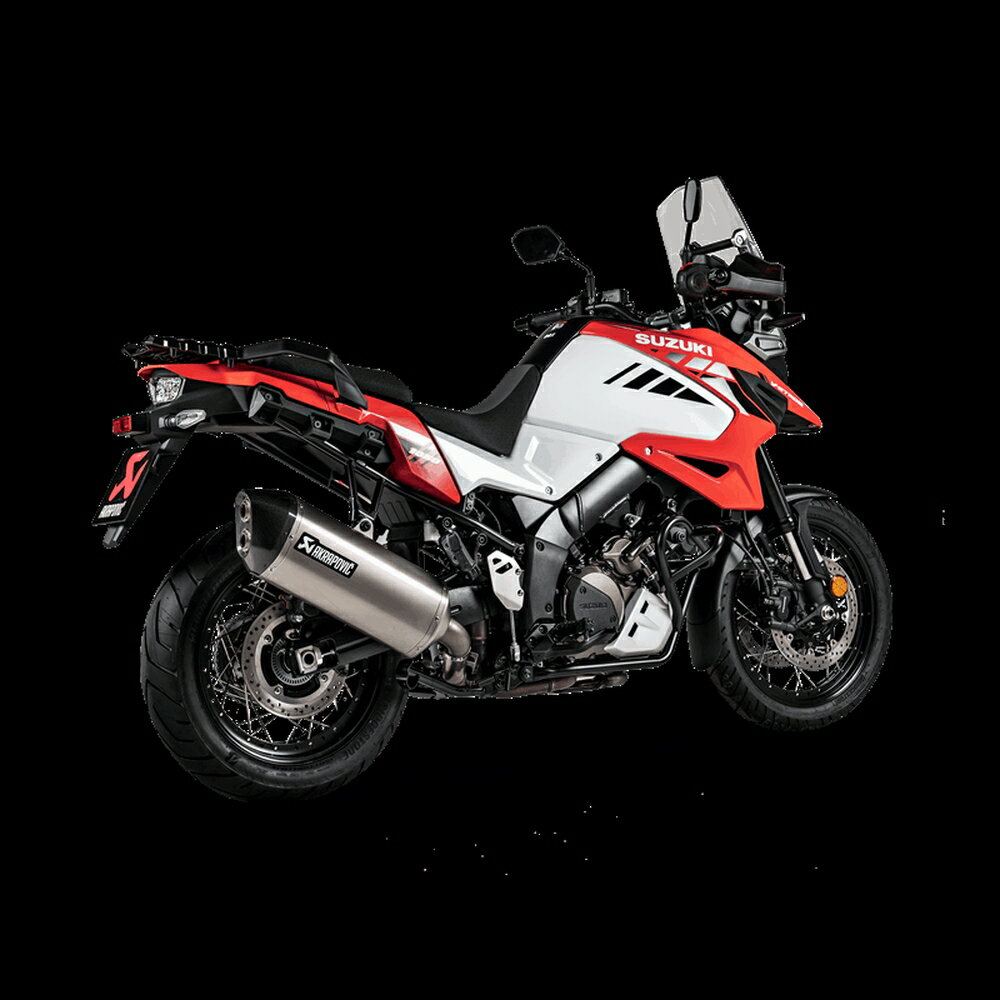 AKRAPOVIC V-STROM 1050/DE/XT SLIP ON LINE チタン JMCA認証マフラー S-S10SO16-HAFTJPA