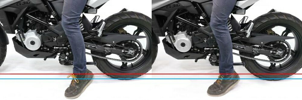 HYPERPRO BMW G310GS ローダウンアイマウント 約-30mm 22399004