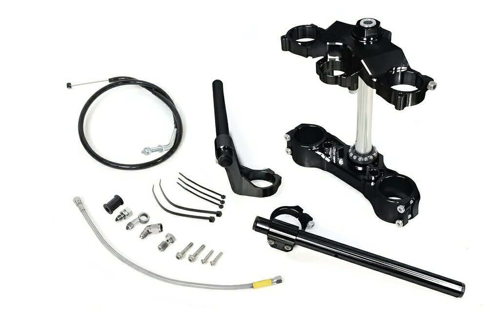 樂天商城 - ACTIVE CB1000F コンバーチブルステムキット ブラック(セパハン仕様) 13610015