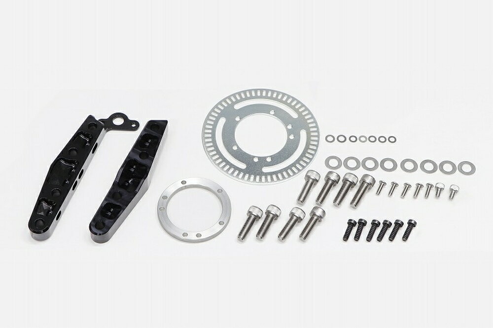 HYPERPRO CB1300SB/ABS CB1300SF/ABS AH1フォーク用 アキシャルキャリパーサポート (40mmピッチ＆310mm) ブラック 1470090B