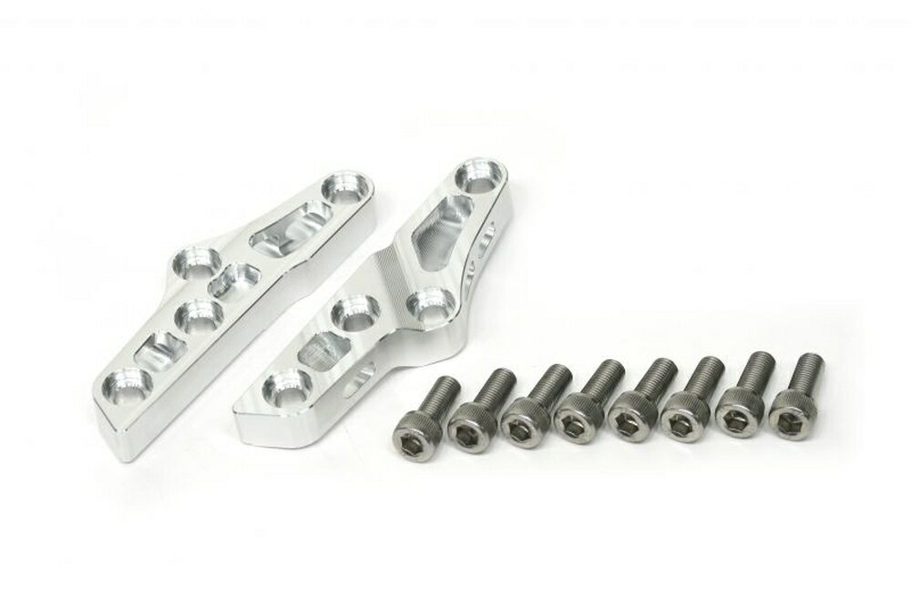 HYPERPRO HARLEY DAVIDSON DYNA FXD/SPORTSTER AH1フォーク用 アキシャルキャリパーサポート (brembo 65mm＆300mm) シルバー 1470088S