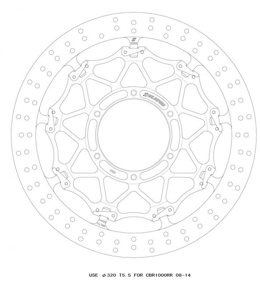 ◆適合車種 HONDA CBR1000RR '2008 〜 '2016 (ABS無し)ゲイルスピード開発陣によるブレーキングシステムプロジェクトからブレーキディスクが遂に登場！これまでの鍛造ホイールやマスターシリンダー製造で培った技術を反映...