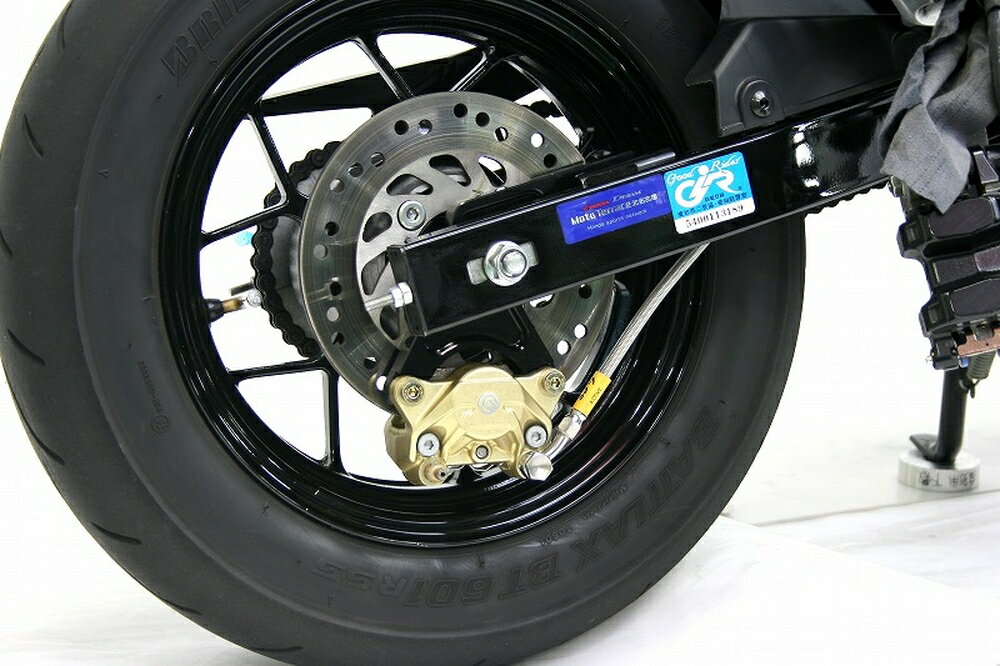 ACTIVE GROM リアキャリパーサポート ブラック (2POT 84mmピッチ＆STD径) 30100075BN