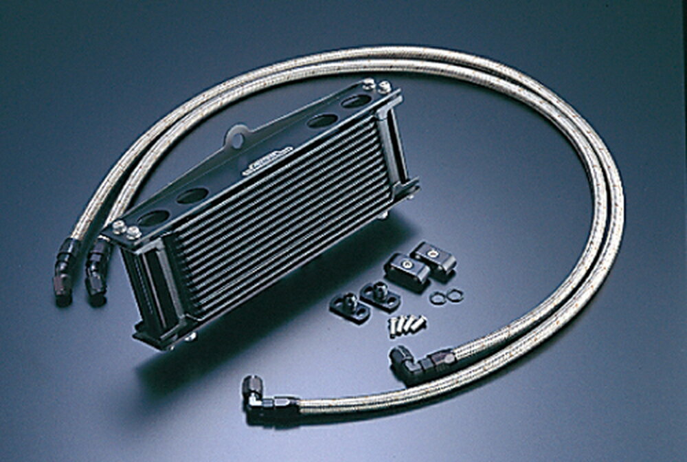 ACTIVE CB750 オイルクーラーキット ストレート #6 9-10R ブラック仕様 AC14052810BN