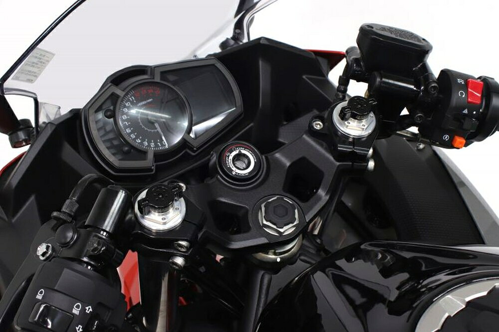 HYPERPRO Ninja400/ABS Ninja250/ABS プリロードアジャスター ブラック 22671103