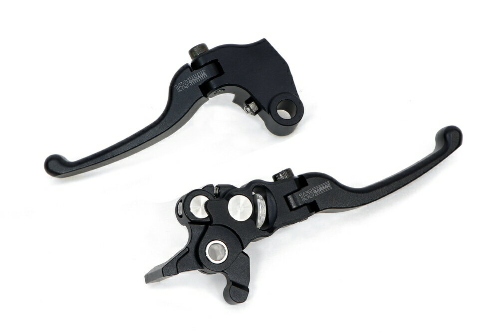 153GARAGE XSR125 ショートレバーセット ブラック 15331901B