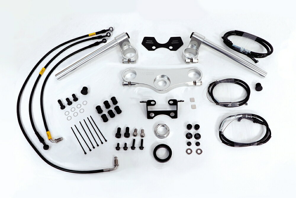 153GARAGE Z650RS ���ѥ졼�ȥϥ�ɥ�&�ȥåץ֥�å����å� �֥�å� 15371101B