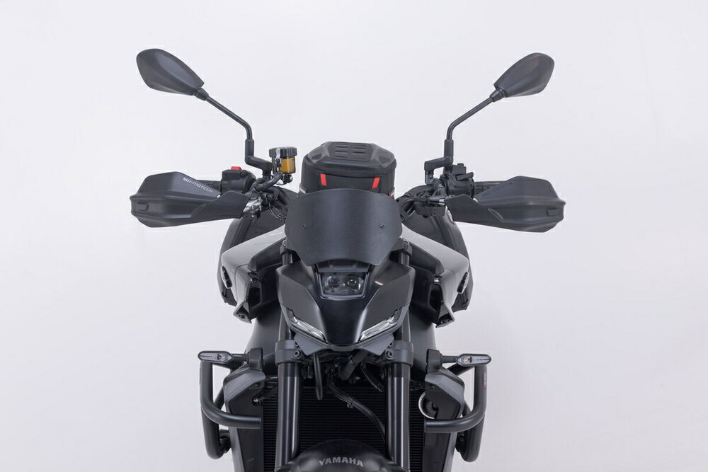 SW-MOTECH MT-09/Y-AMT ADVENTUREハンドガードキット ブラック (1点留め) HDG0022034000/B