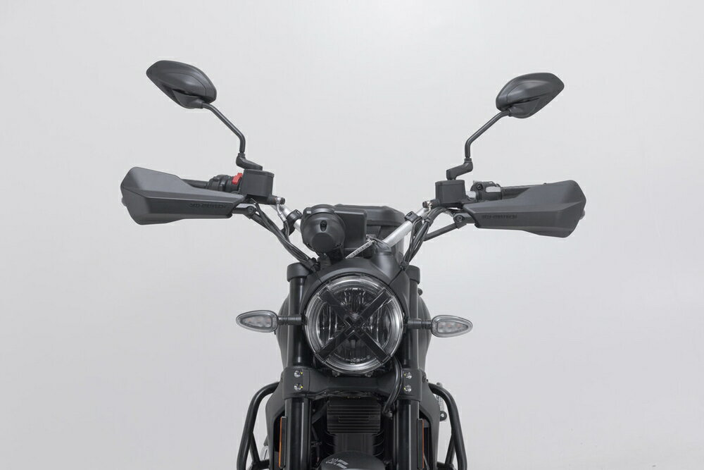 SW-MOTECH DUCATI SCRAMBLER Icon SPORTハンドガードキット ブラック (2点留め) HDG0022024301/B