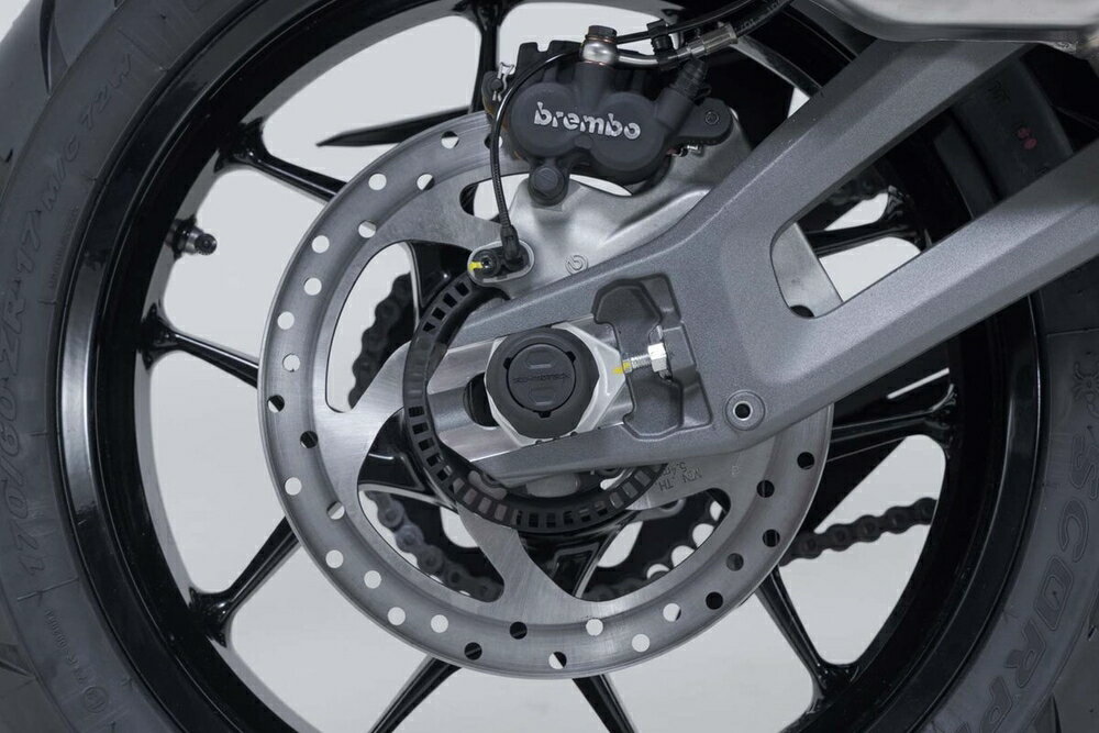 SW-MOTECH DUCATI MULTISTRADA V2 アクスルスライダーセット(リア) ブラック STP2217610800/B