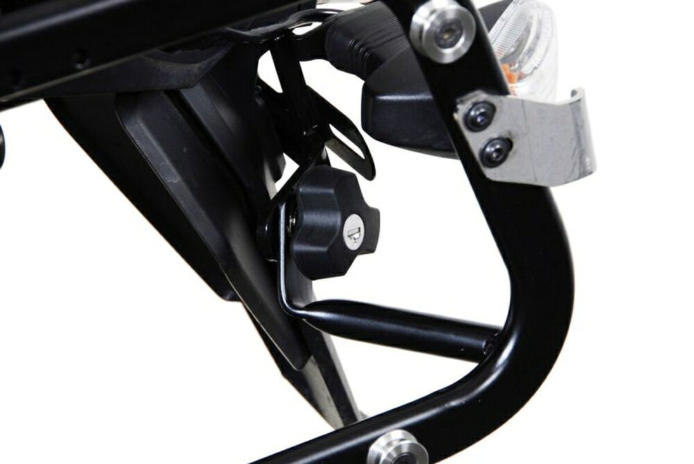 PartsOnline 楽天市場店のSW-MOTECH ユニバーサルモデル EVOキャリア用 盗難防止ロック2個セット QLS0004610101/B｜アングル2