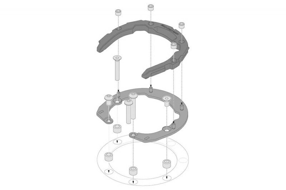 SW-MOTECH PROタンクリング KTM系 6穴 TRT0