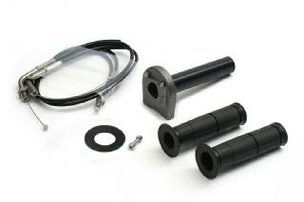 ACTIVE DAYTONA 675 スロットルキット TYPE-3 ガンメタ 巻取φ36 (メッキ金具) 1067444