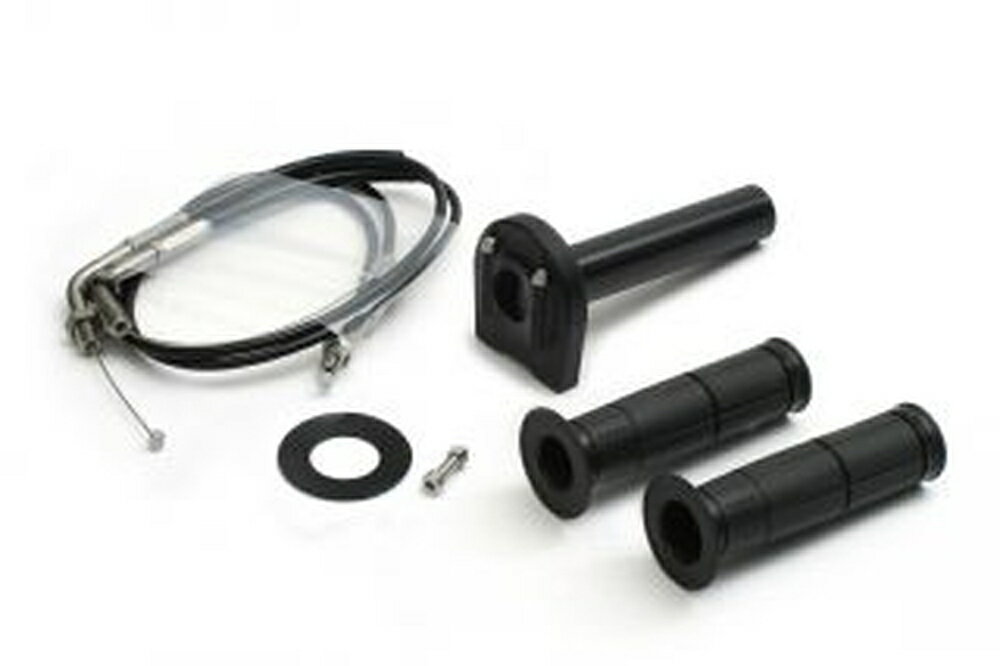 ACTIVE GROM スロットルキット TYPE-3 ブラック 巻取φ44 (メッキ金具) 1077046