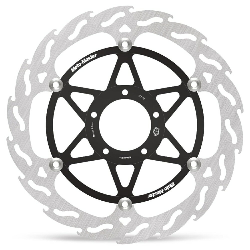 MOTO MASTER DUCATI 1199 PANIGALE/R/S フロント フレイム ステンローター (ブラックインナー) φ330/左 MM113142SB