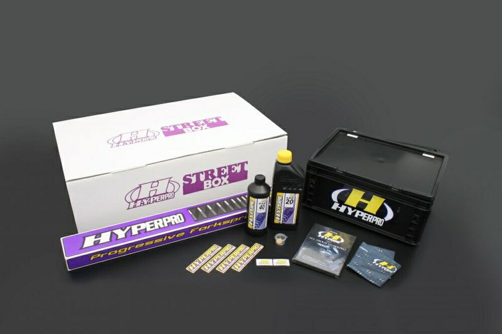 Rear Shocks - HYPERPRO Ninja250/ABS Ninja250R Z250 ABS ストリートボックス ホース付タンクタイプ モノショック 33470077