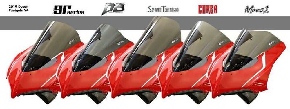 ZERO GRAVITY DUCATI PANIGALE V4 スクリーン SRタイプ クリア 2074101