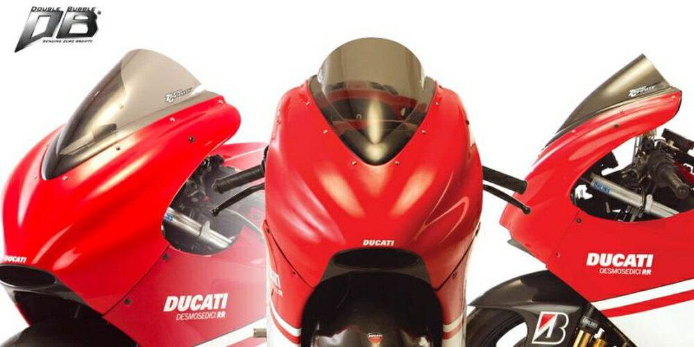 ZERO GRAVITY DUCATI DESMOSEDICI/RR スクリーン ダブルバブル クリア 1673701