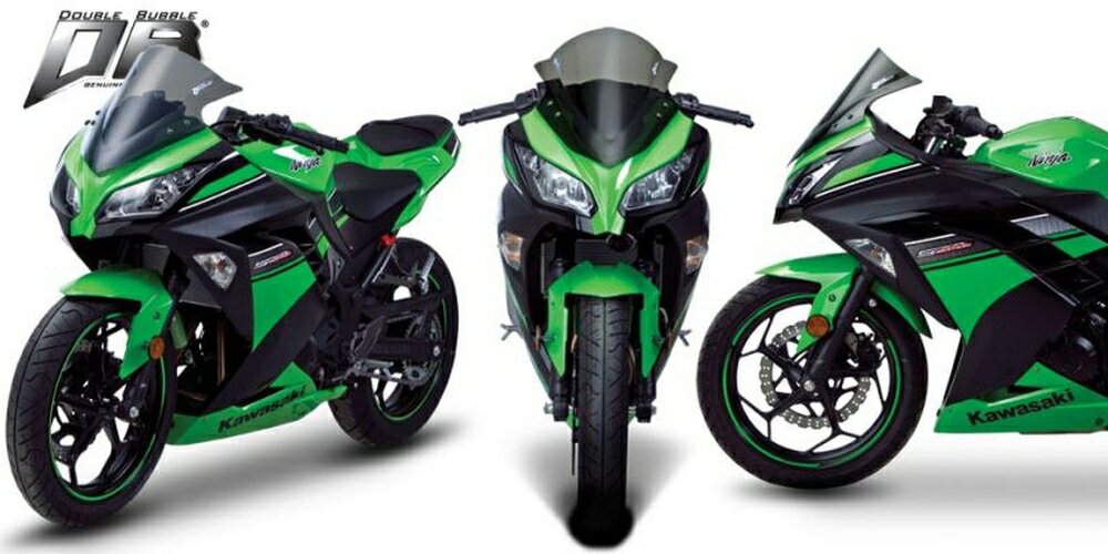 樂天商城 - ZERO GRAVITY Ninja300/ABS Ninja250/ABS スクリーン ダブルバブル スモーク 1628202
