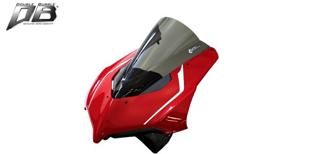 ZERO GRAVITY DUCATI PANIGALE V4 スクリーン ダブルバブル スモーク 1674002