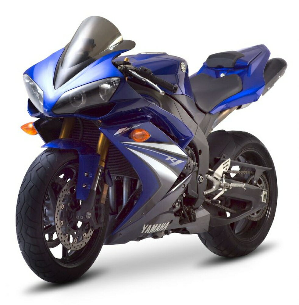 樂天商城 - ZERO GRAVITY YZF-R1 スクリーン ダブルバブル ダークスモーク 1654019