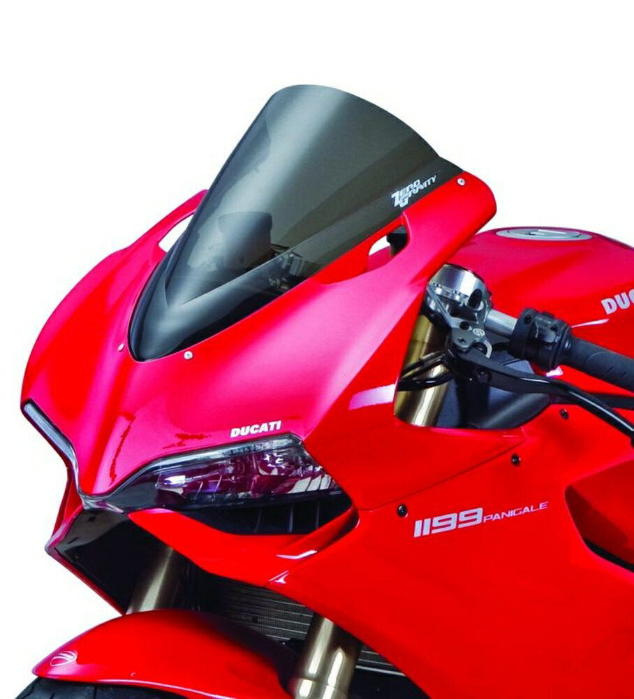 ZERO GRAVITY DUCATI 1199 PANIGALE DUCATI 899 PANIGALE スクリーン ダブルバブル ダークスモーク 1673819